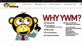 What Yellowwebmonkey.com website looked like in 2018 (5 years ago)