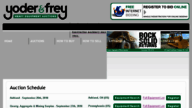 What Yoderandfrey.com website looked like in 2018 (5 years ago)