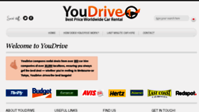 What Youdrive.com.au website looked like in 2018 (5 years ago)