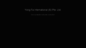 What Yongfa-int.com website looked like in 2018 (5 years ago)