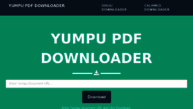 What Yumpu.pdf-downloader.com website looked like in 2018 (5 years ago)