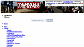 What Yamahaforum.com website looked like in 2018 (5 years ago)