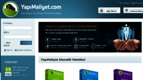 What Yapimaliyet.com website looked like in 2018 (5 years ago)