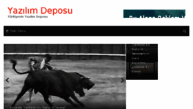 What Yazilimdeposu.com website looked like in 2018 (7 years ago)