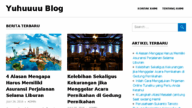 What Yuhublog.com website looked like in 2018 (5 years ago)