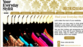 What Youreverydaystylist.com website looked like in 2018 (5 years ago)