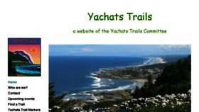 What Yachatstrails.org website looked like in 2018 (5 years ago)
