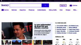 What Yahoo.com.mx website looked like in 2018 (5 years ago)
