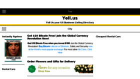 What Yell.us website looked like in 2018 (5 years ago)