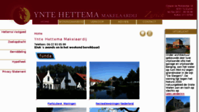 What Yntehettema.nl website looked like in 2018 (5 years ago)