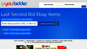 What Youbidder.com website looked like in 2018 (5 years ago)