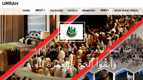 What Yarmookumrah.com website looked like in 2018 (5 years ago)