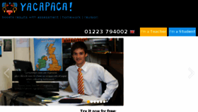 What Yacapaca.com website looked like in 2018 (5 years ago)