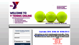 What Ytennisonline.org website looked like in 2018 (5 years ago)