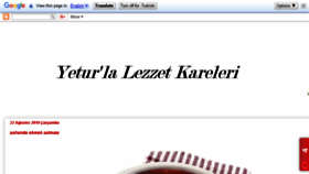 What Yeturlalezzetkareleri.com website looked like in 2018 (5 years ago)