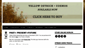 What Yellowostrich.com website looked like in 2018 (5 years ago)