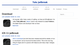 What Yalujailbreak.org website looked like in 2018 (5 years ago)