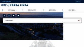 What Yorbalindaca.gov website looked like in 2018 (5 years ago)
