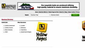 What Yellowpages.co.zm website looked like in 2018 (5 years ago)