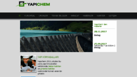 What Yapichem.com.tr website looked like in 2018 (5 years ago)