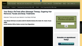 What Yourbodysretreat.com website looked like in 2018 (5 years ago)