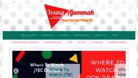 What Youngajummah.com website looked like in 2018 (5 years ago)