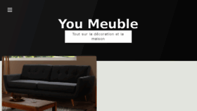 What Youmeuble.fr website looked like in 2018 (5 years ago)