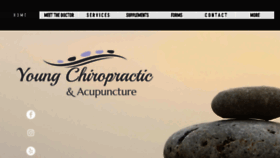 What Young-chiro.com website looked like in 2018 (5 years ago)