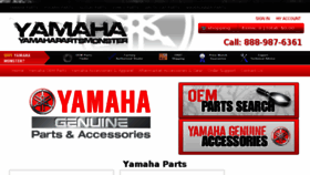 What Yamahapartsmonster.com website looked like in 2018 (5 years ago)
