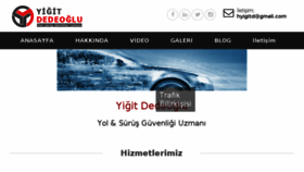 What Yigitdedeoglu.com website looked like in 2018 (5 years ago)