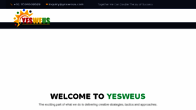 What Yesweus.com website looked like in 2018 (5 years ago)