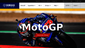 What Yamaha-racing.com website looked like in 2018 (5 years ago)