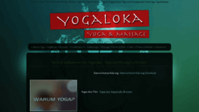 What Yogaloka.de website looked like in 2018 (5 years ago)