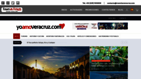 What Yoamoveracruz.com website looked like in 2018 (5 years ago)