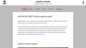 What Yashiroimoveis.com.br website looked like in 2018 (5 years ago)