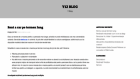 What Y12.ro website looked like in 2018 (5 years ago)