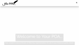 What Yourpoadubai.com website looked like in 2018 (5 years ago)