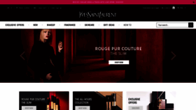 What Yslbeauty.co.uk website looked like in 2018 (5 years ago)