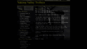 What Yakimavalleytrolleys.org website looked like in 2018 (5 years ago)