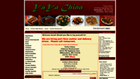 What Yayachinesefood.com website looked like in 2018 (5 years ago)
