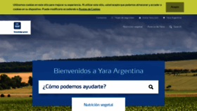 What Yara.com.ar website looked like in 2018 (5 years ago)