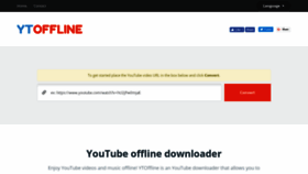 What Ytoffline.net website looked like in 2018 (5 years ago)