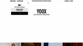 What Yoox.com website looked like in 2018 (5 years ago)