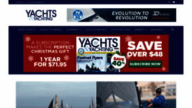 What Yachtsandyachting.co.uk website looked like in 2018 (5 years ago)