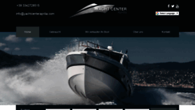 What Yachtcenteraprilia.com website looked like in 2018 (5 years ago)