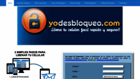 What Yodesbloqueo.com website looked like in 2018 (5 years ago)