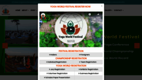 What Yogaworldfestival.com website looked like in 2018 (5 years ago)