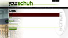 What Yourschuh.co.uk website looked like in 2018 (5 years ago)