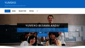 What Yumeko.web.id website looked like in 2018 (5 years ago)