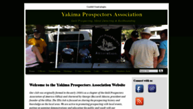 What Yakimaprospectors.com website looked like in 2018 (5 years ago)